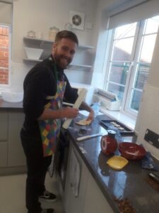 Ambergate Staff preparing food