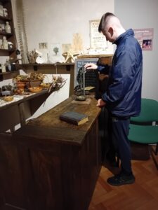 Ambergate pupil visiting Grantham Museum