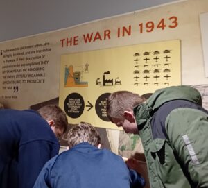 Ambergate pupils visiting Grantham Museum