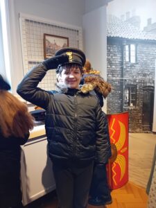 Ambergate pupil visiting Grantham Museum